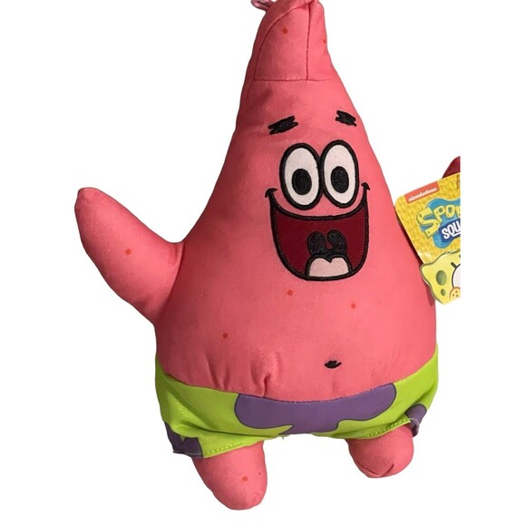 SpongeBob SquarePants Patrick Star 10" Stuffed Animal Plush Toy With Tag - Picture 4 of 13